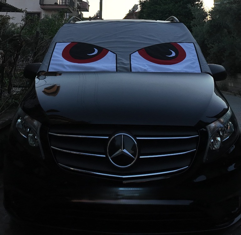 Mercedes Vito W447 Oto Cam Güneşliği Premium Isı Yalıtımlı ve %100 Karartmalı 