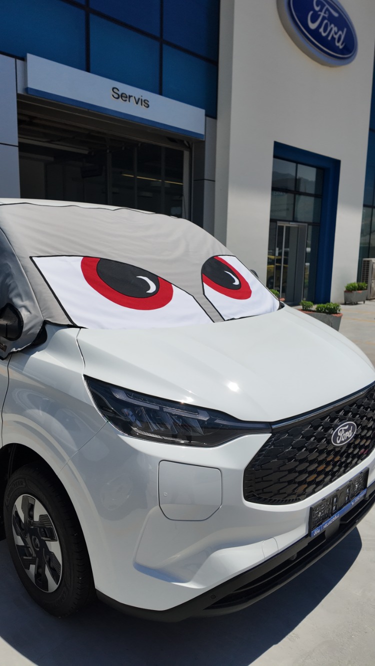 Volkswagen T7 Ford Custom Premium Isı Yalıtımlı ve %100 Karartmalı Oto Cam Güneşliği
