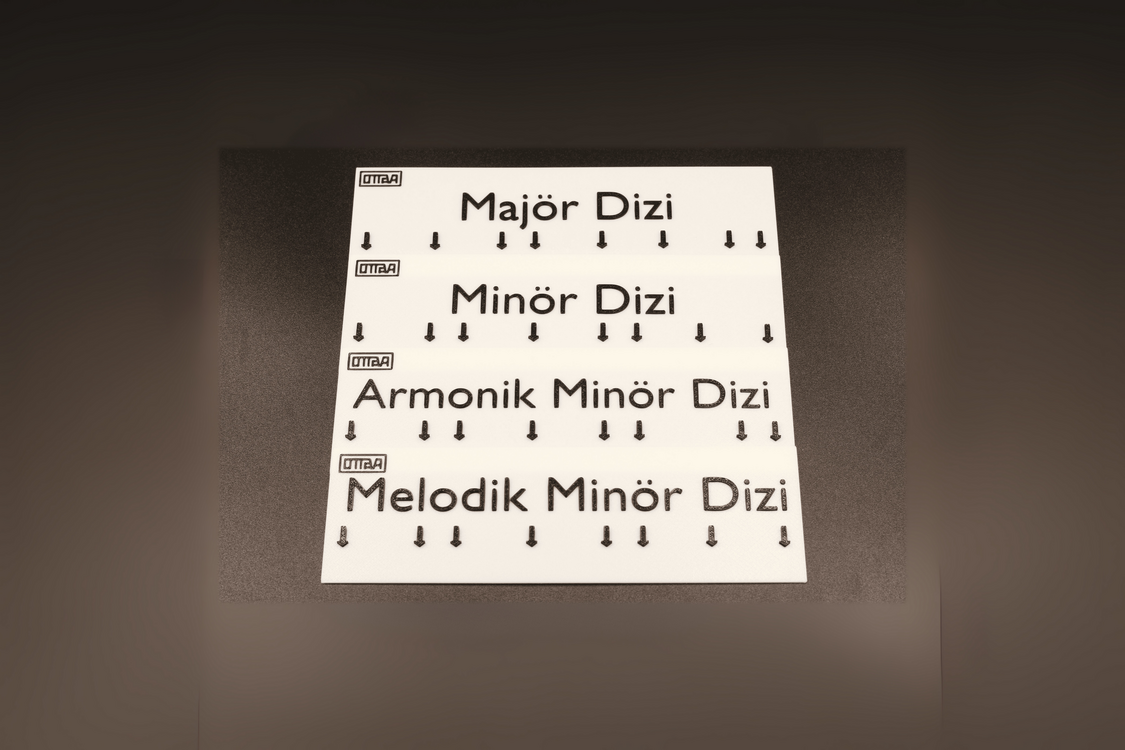 Ottava Dizi Plakaları - Orta Seviye Dizi Plaka Seti (4'lü)