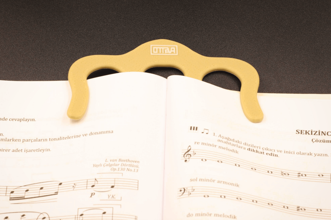 Ottava Küçük Müzik Kitabı Tutucu