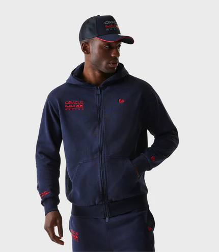New Era RedBull Oracle Zip Hoodie - Lacivert