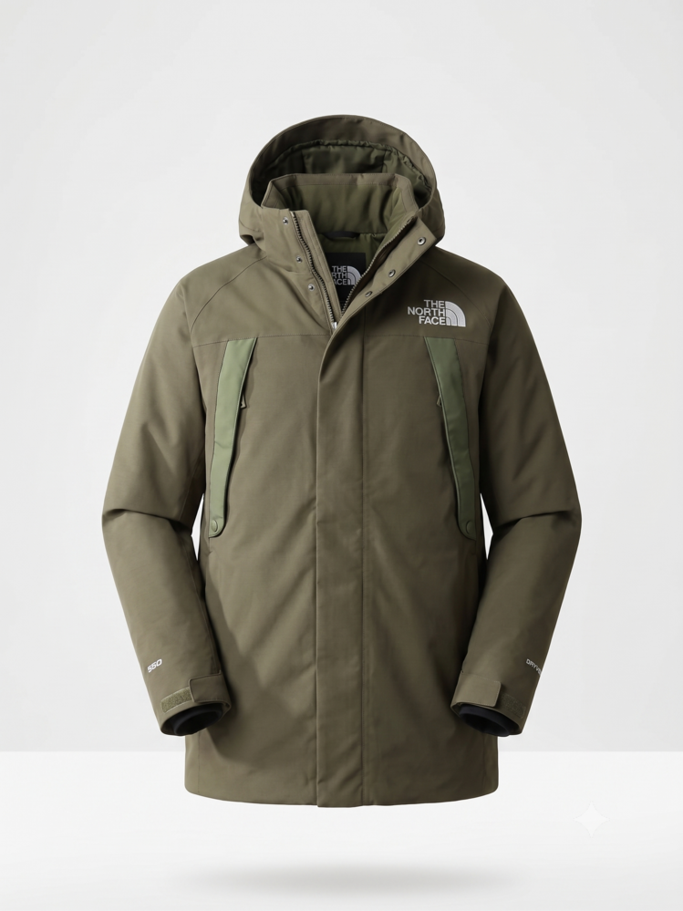 TNF Outer Boroughs WP Down Parka - Haki