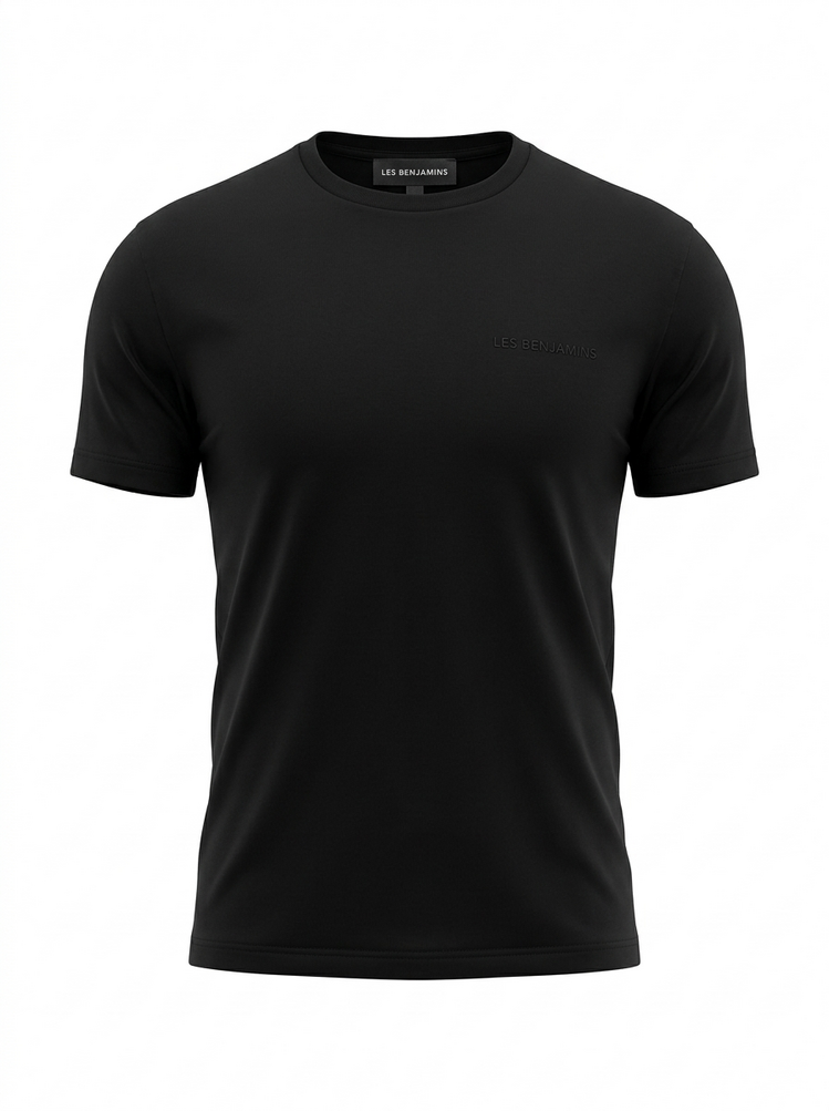 L. Benjamins Basic T-Shirt - Siyah