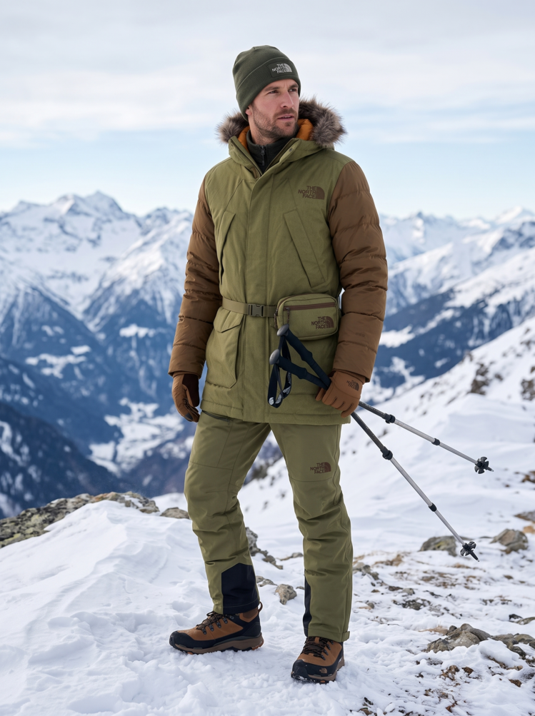 TNF Mc Murda Parka - Hardal