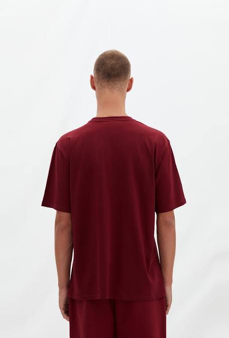 L. Benjamins Basic T-Shirt - Bordo