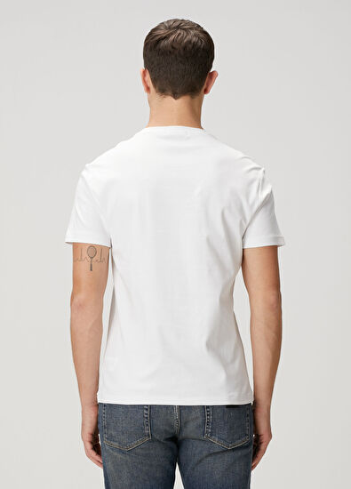 R.Lauren Basic T-Shirt - Beyaz