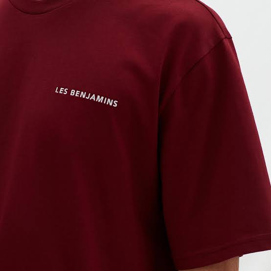 L. Benjamins Basic T-Shirt - Bordo