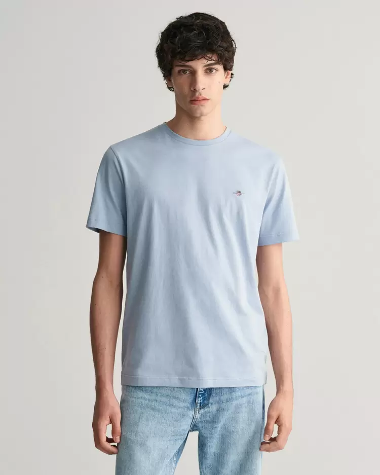 Gant New Nakış Logo T-Shirt - Buz