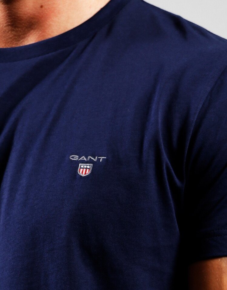 Gant 2024 Nakış Logo T-Shirt - Lacivert