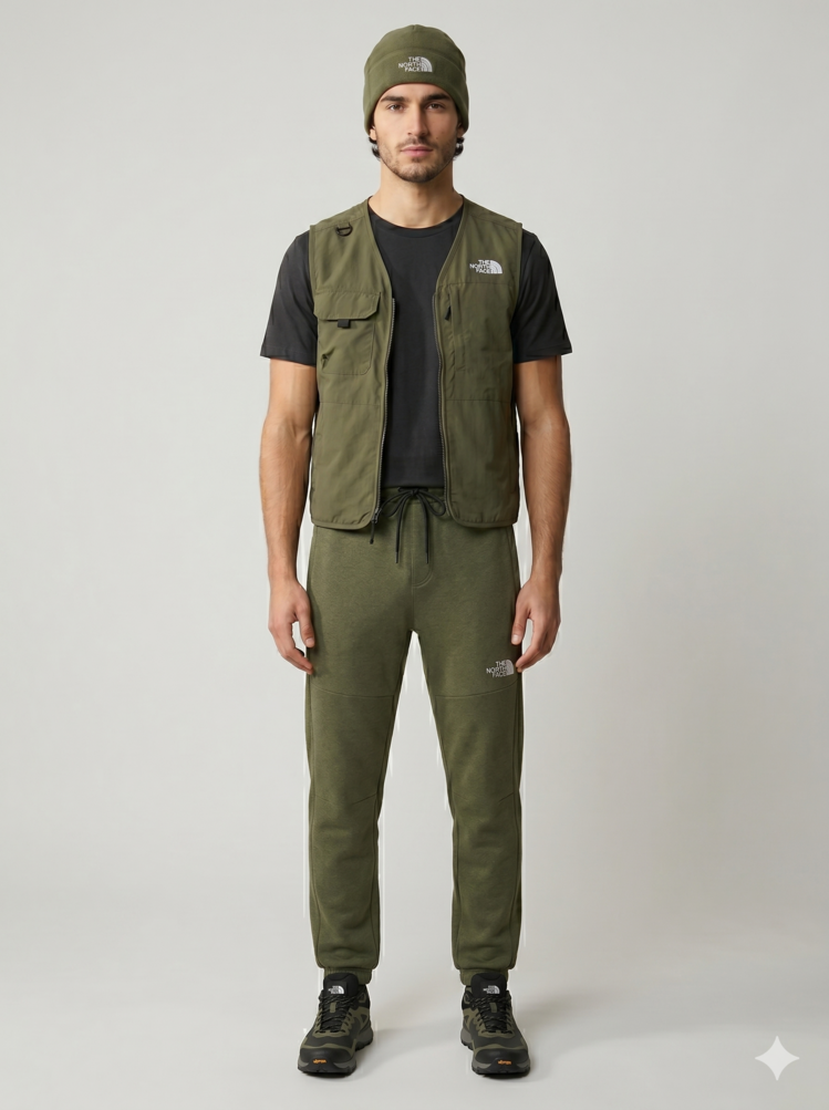 TNF Retro Jogger Khaki - Haki