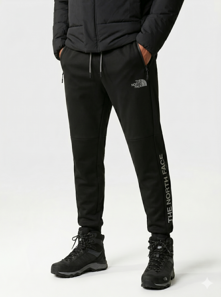 TNF Zipper Jogger Pant. - Siyah