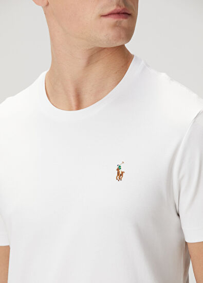 R.Lauren Basic T-Shirt - Beyaz
