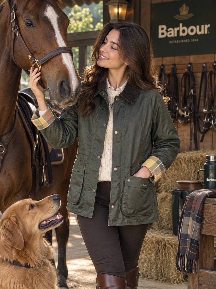 Bedale Classic Kadın Ceket - Haki