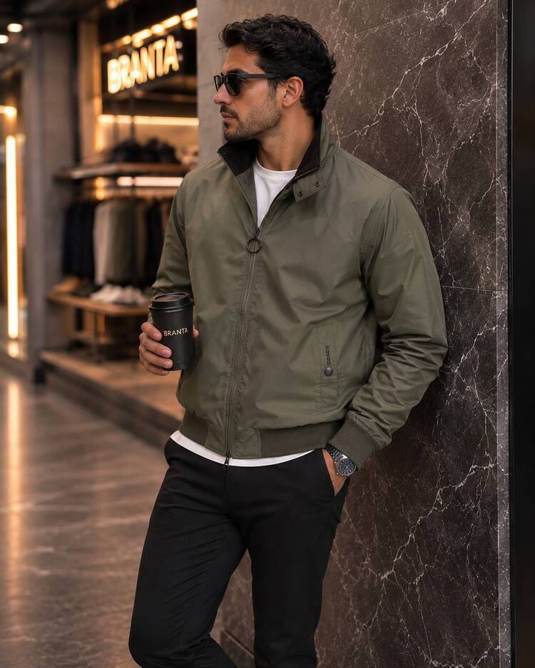 BBarbour Pilot Ceket - Haki