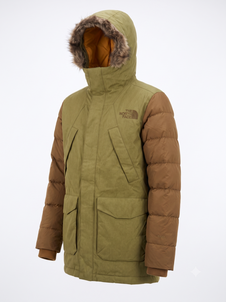 TNF Mc Murda Parka - Hardal