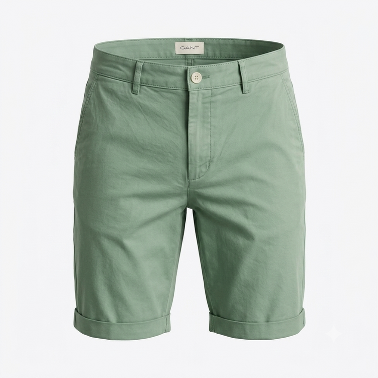 GANT New Gabardin Şort - Mint