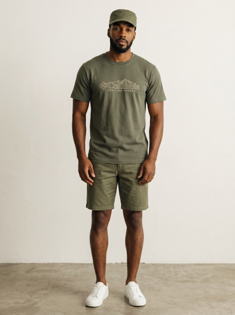 CoIumbıa Branded Tee - Haki