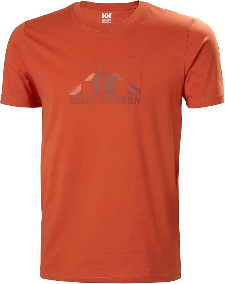 HH Mountain Logo T-Shirt - Turuncu