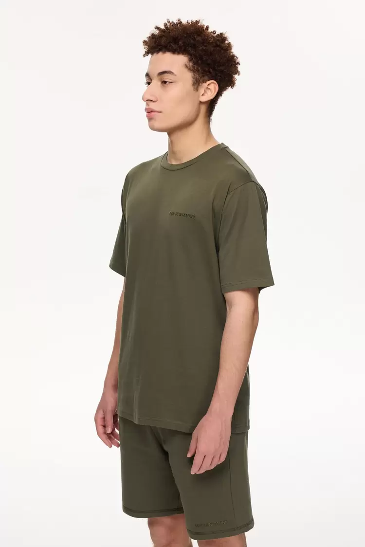 L. Benjamins Basic T-Shirt - Haki