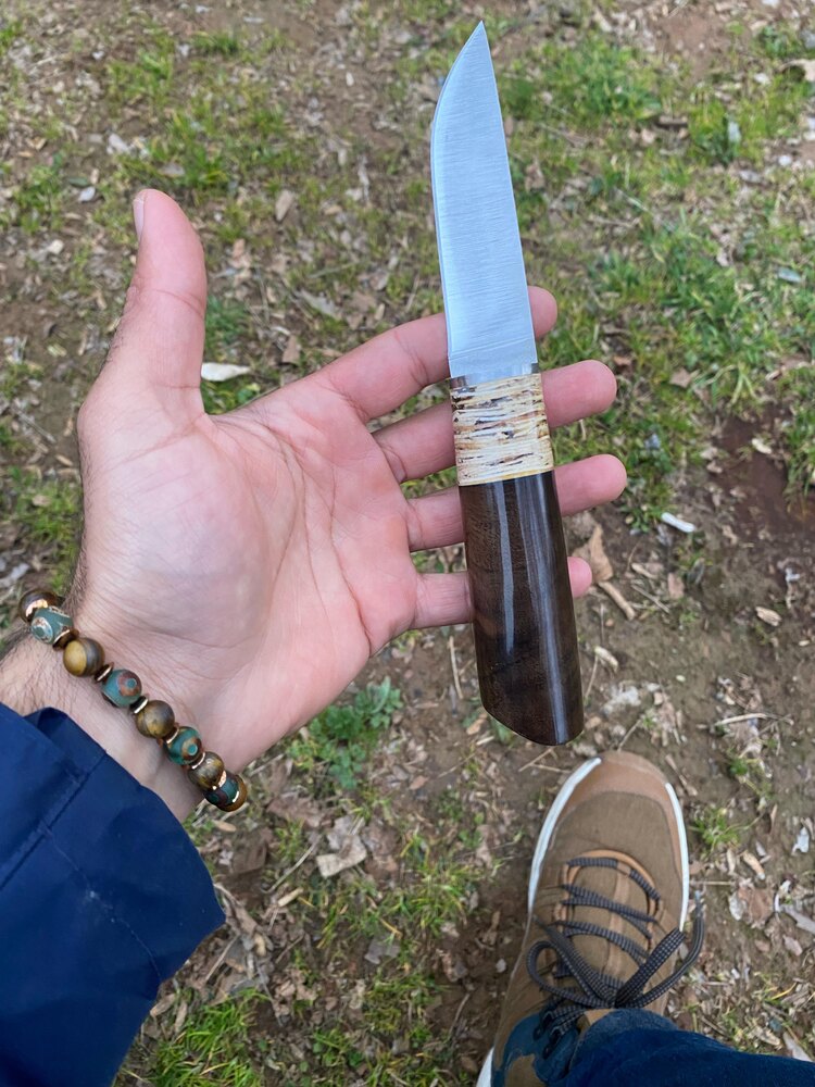 İskandinav  Pukko  Ceviz Huş N690 Böhler Çelik 