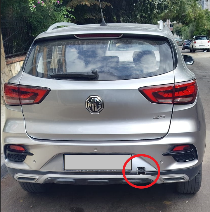 MG ZS model araç çeki demir kapağı