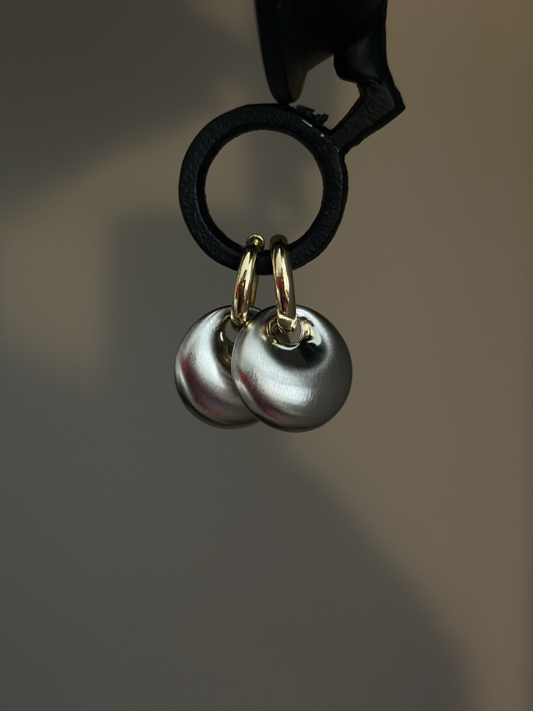 Gold Gümüş Zr Küpe 