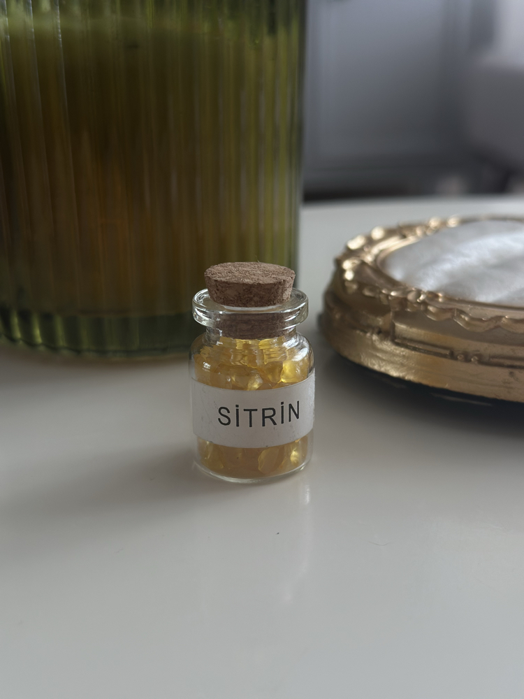 Mini Doğal Taş / Sitrin