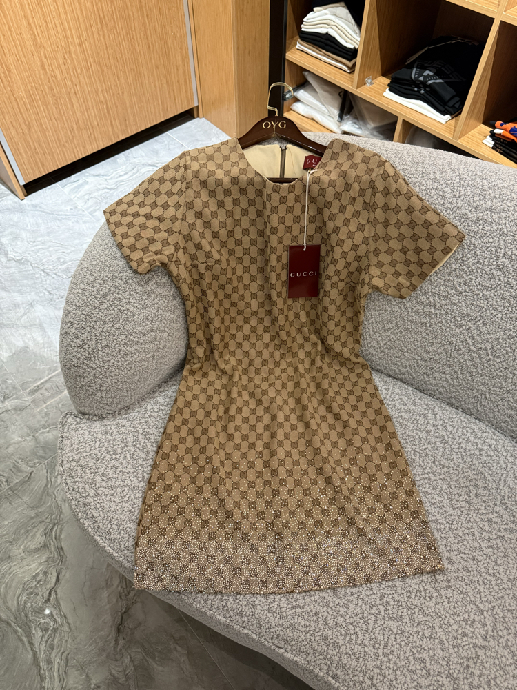 Gucci Taşlı Elbise