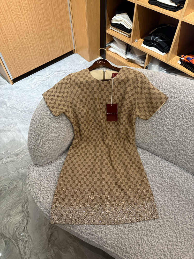 Gucci Taşlı Elbise
