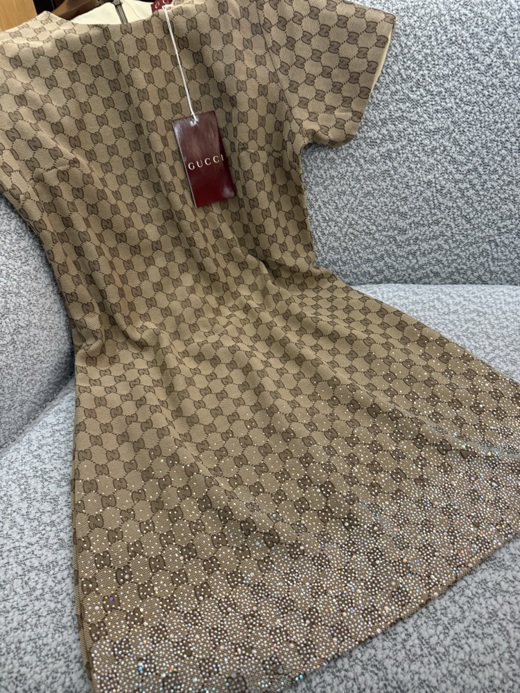Gucci Taşlı Elbise