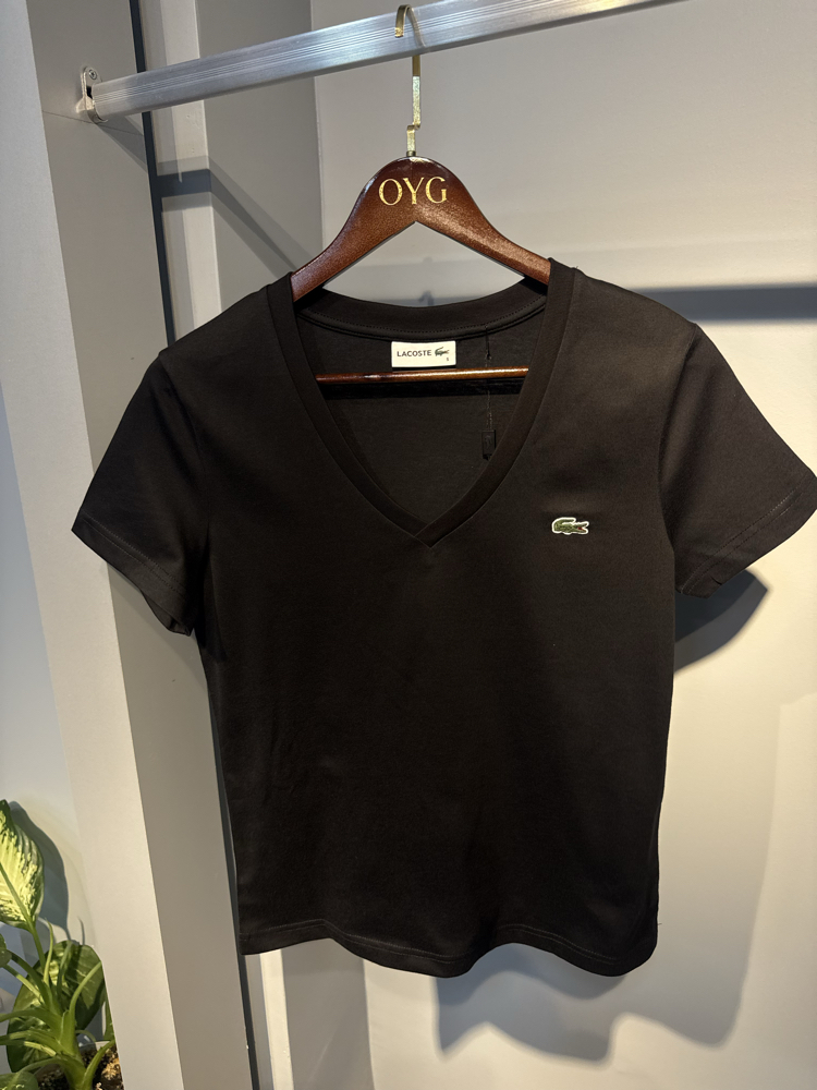 Lcst T-Shirt V Yaka | Siyah