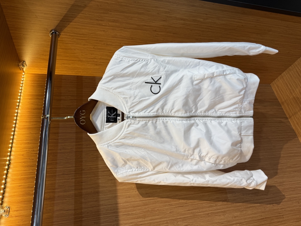 Ck Bomber Ceket | Beyaz