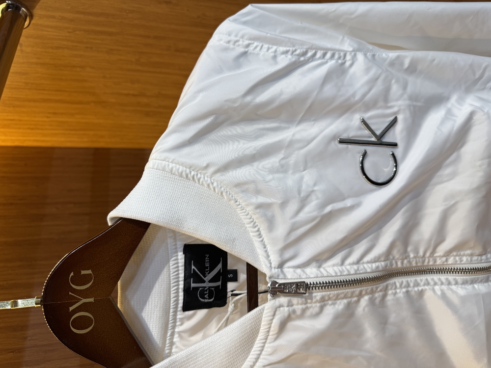 Ck Bomber Ceket | Beyaz