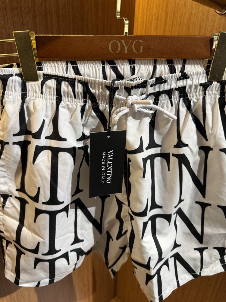 Vltn Premium Deniz Şortu | Beyaz