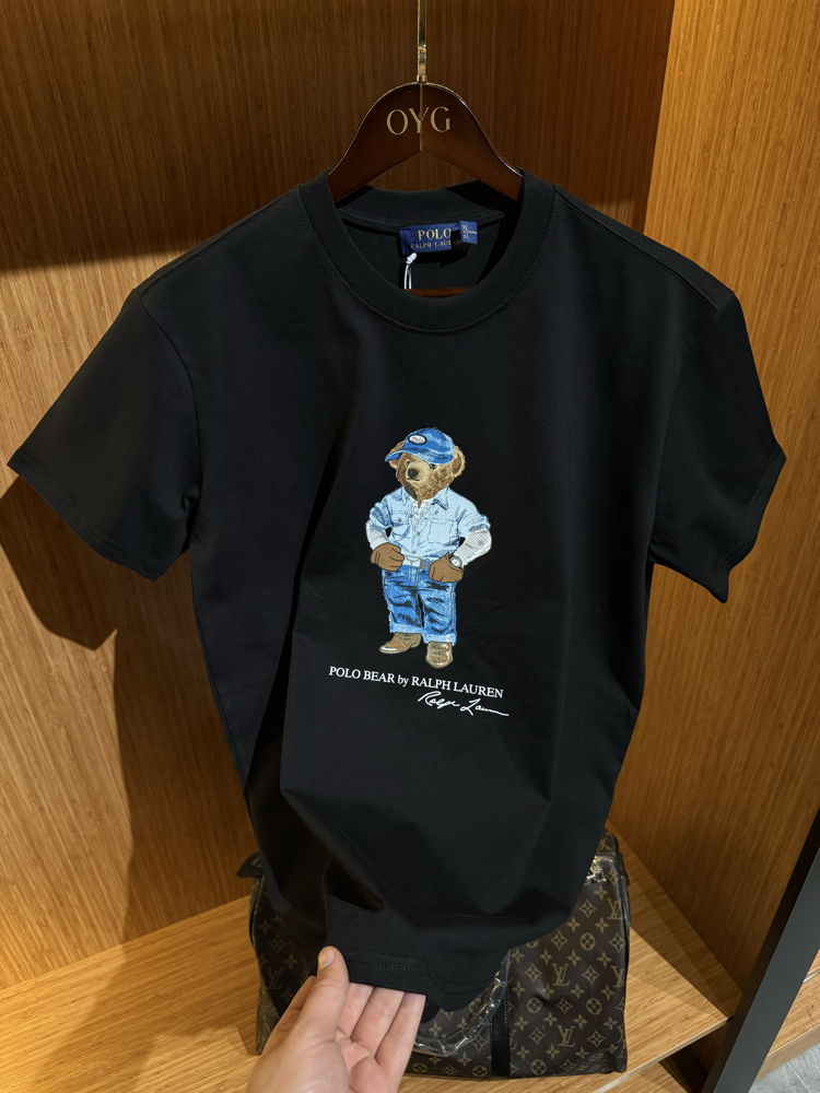 RL Bear Premium T-Shirt | Siyah