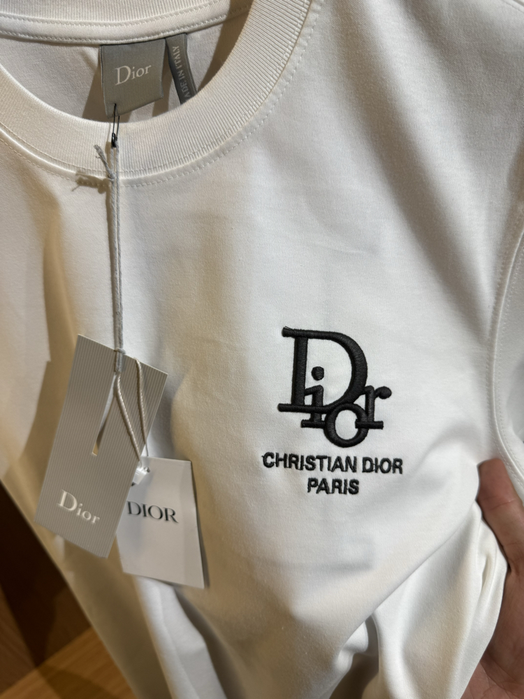 Dior İthal T-Shirt | Beyaz