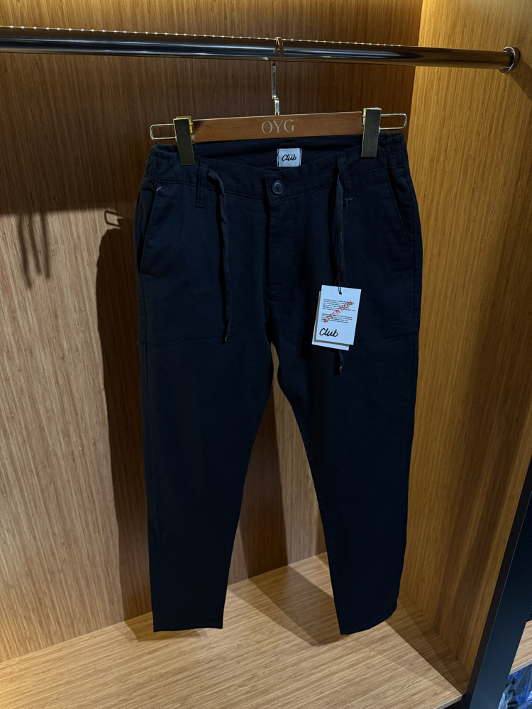 BC Premium Keten Pantolon | Siyah