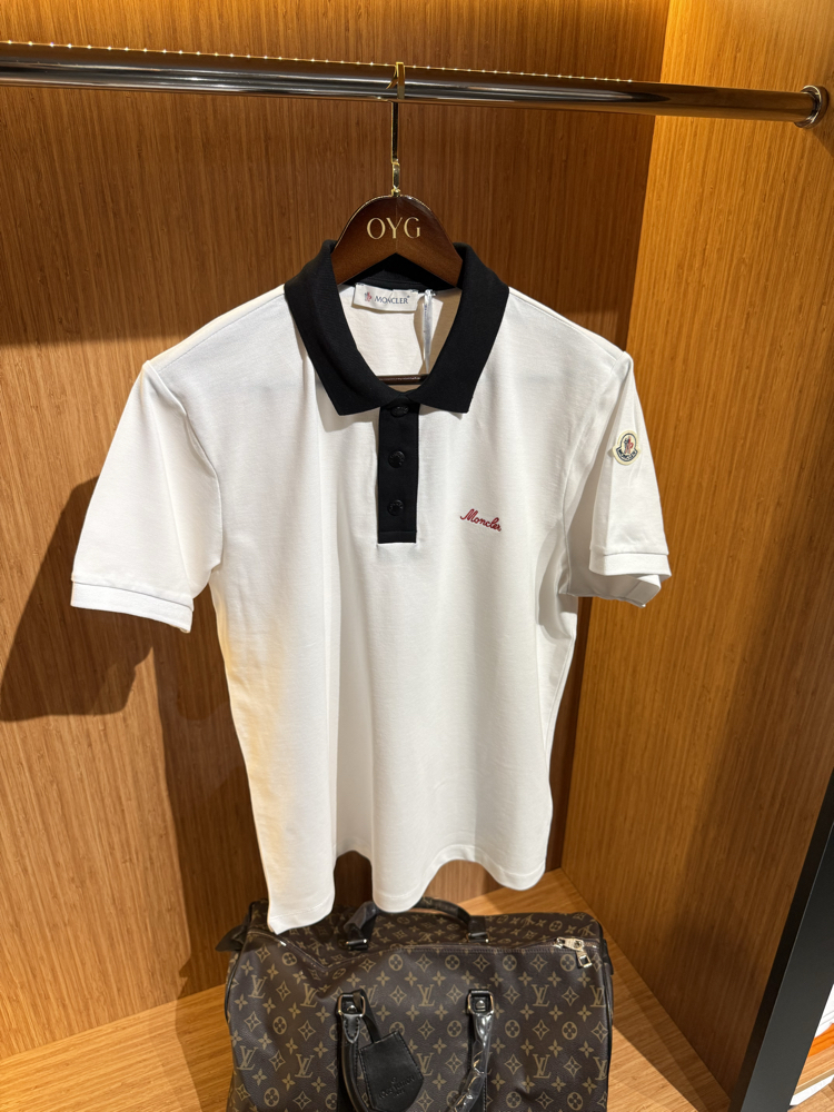 Moncler Premium Polo Yaka | Beyaz