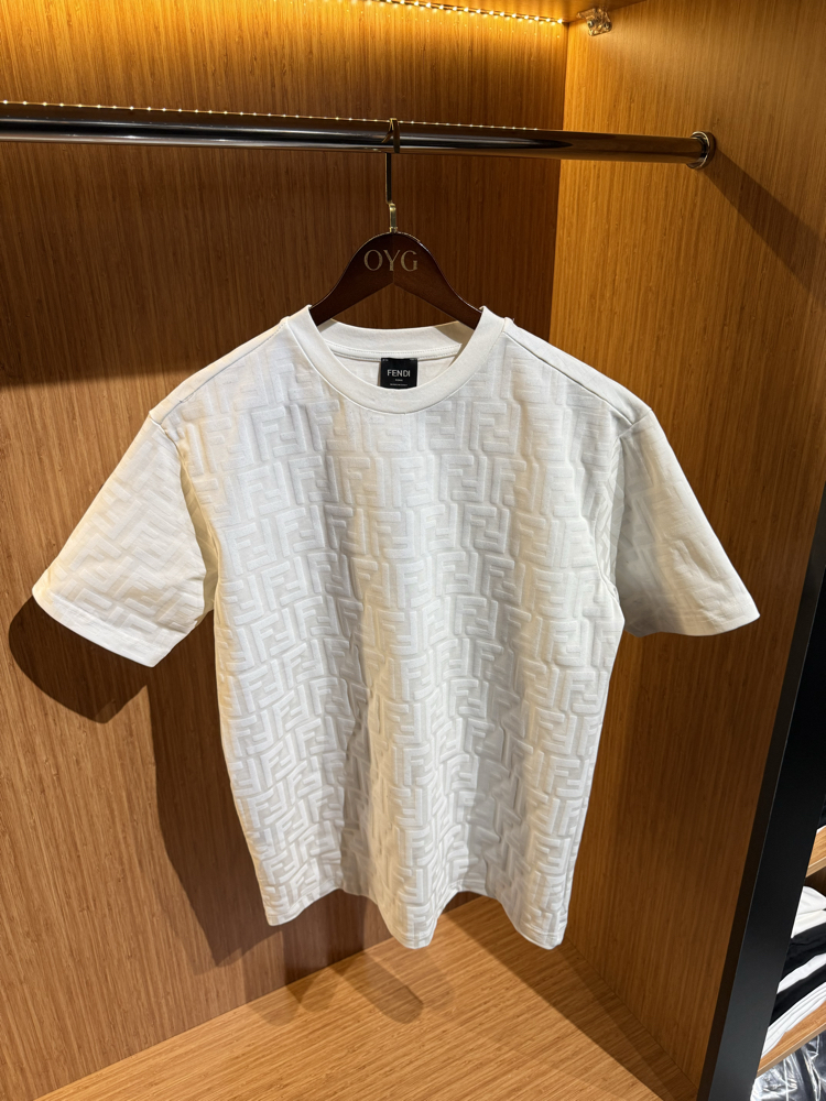 Fendi Premium T-Shirt | Beyaz