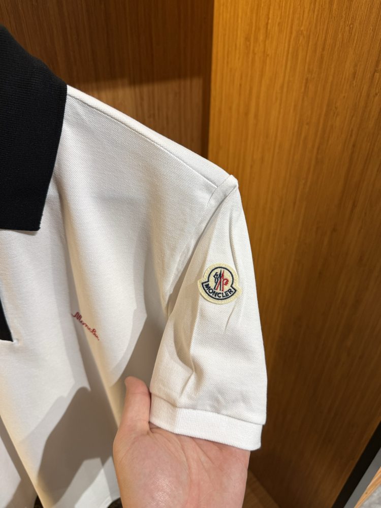 Moncler Premium Polo Yaka | Beyaz