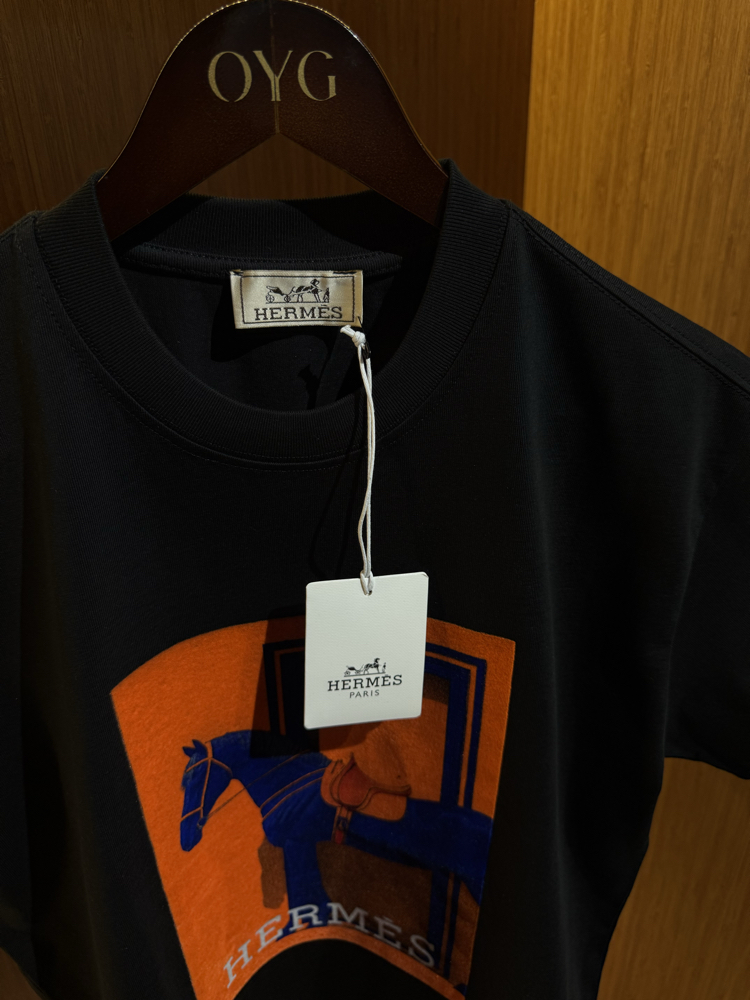 Hermes Premium T-Shirt | Siyah