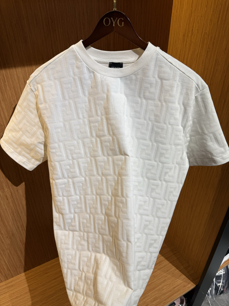 Fendi Premium T-Shirt | Beyaz