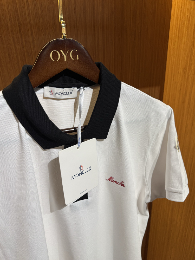 Moncler Premium Polo Yaka | Beyaz