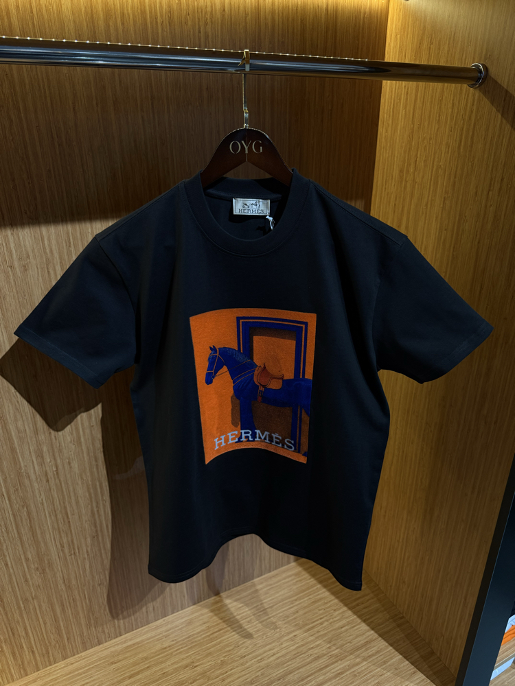 Hermes Premium T-Shirt | Siyah