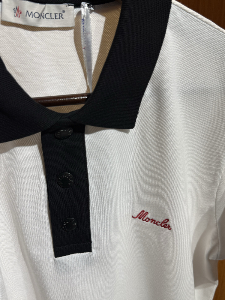 Moncler Premium Polo Yaka | Beyaz