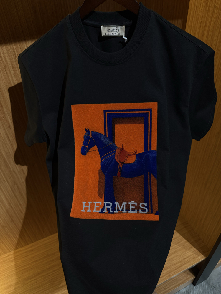 Hermes Premium T-Shirt | Siyah