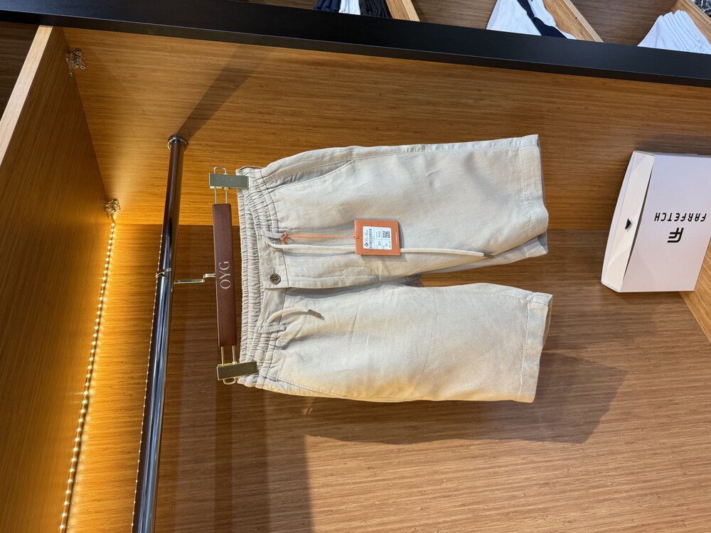 Loro Piana Premium Keten Şort 