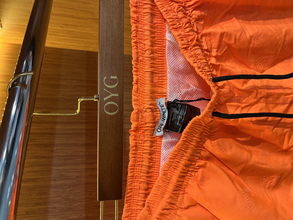 Off-White Premium Deniz Şortu | Turuncu