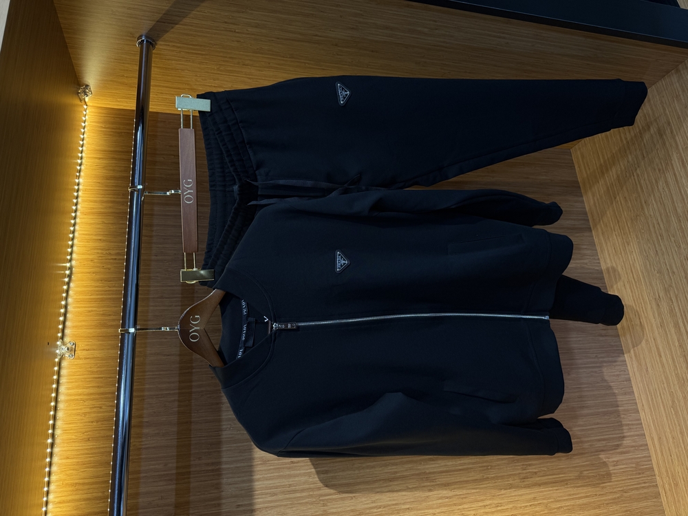 Prada Premium Eşofman Takımı | Siyah