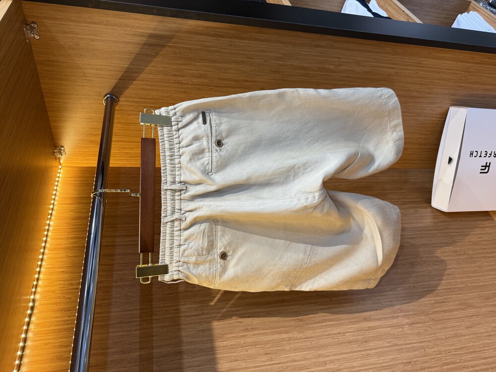 Loro Piana Premium Keten Şort 